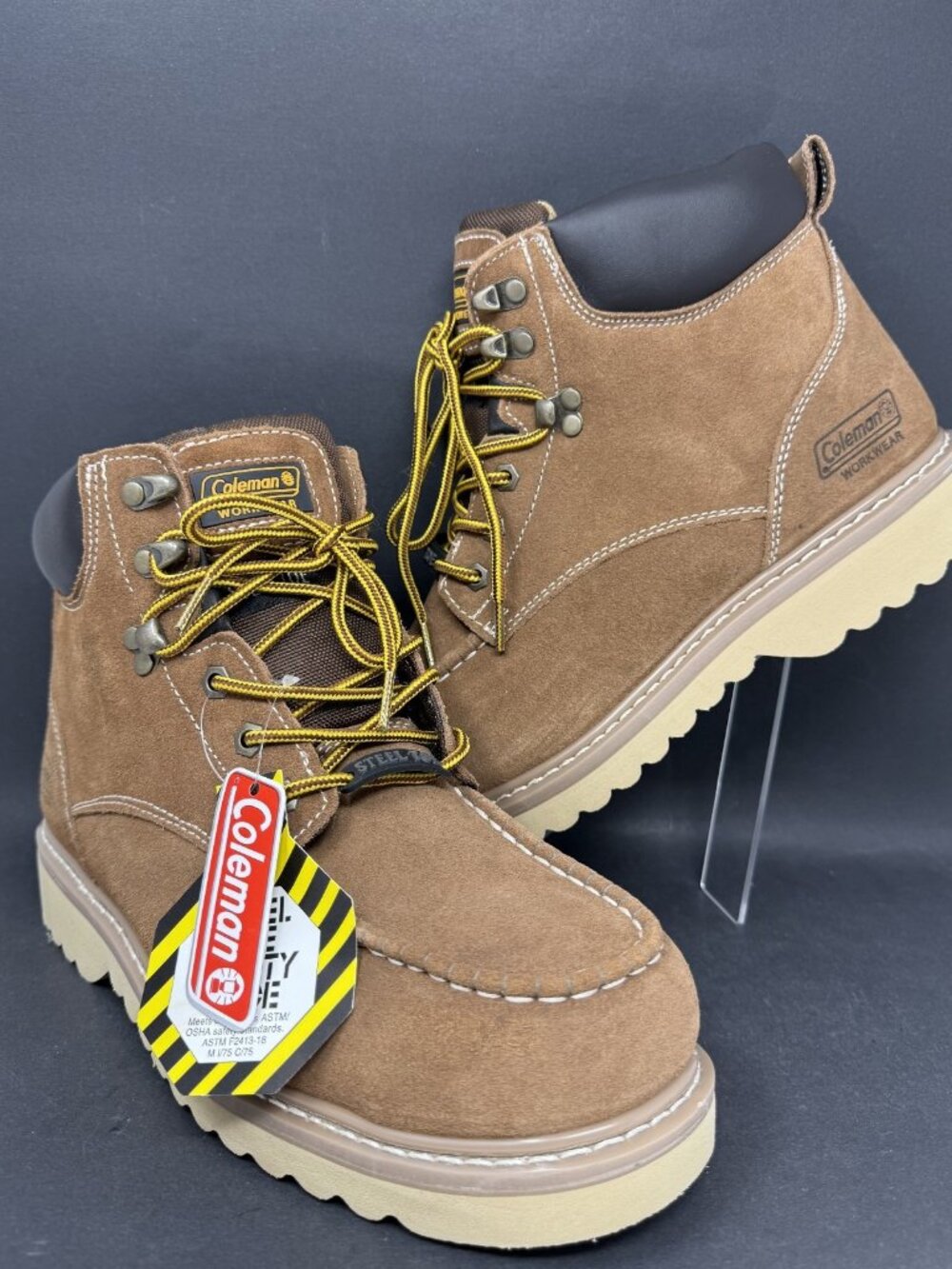 Coleman Dozer Brown ST Boots Mens 12 M ASTM F2413-18 NWT